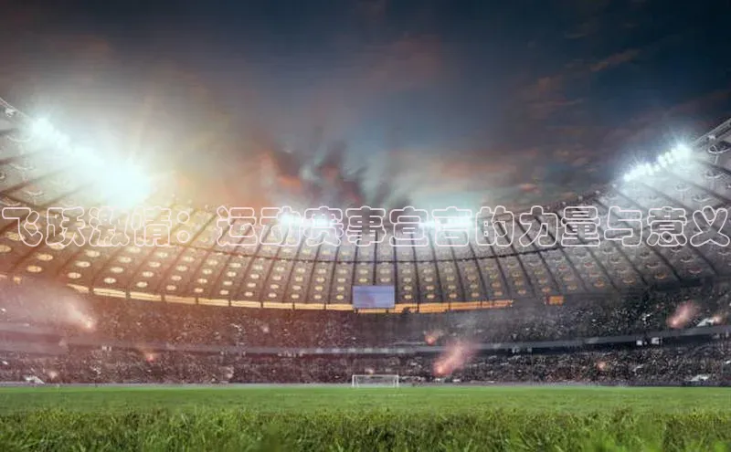 飞跃激情：运动赛事宣言的力量与意义